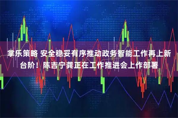 掌乐策略 安全稳妥有序推动政务智能工作再上新台阶！陈吉宁龚正在工作推进会上作部署